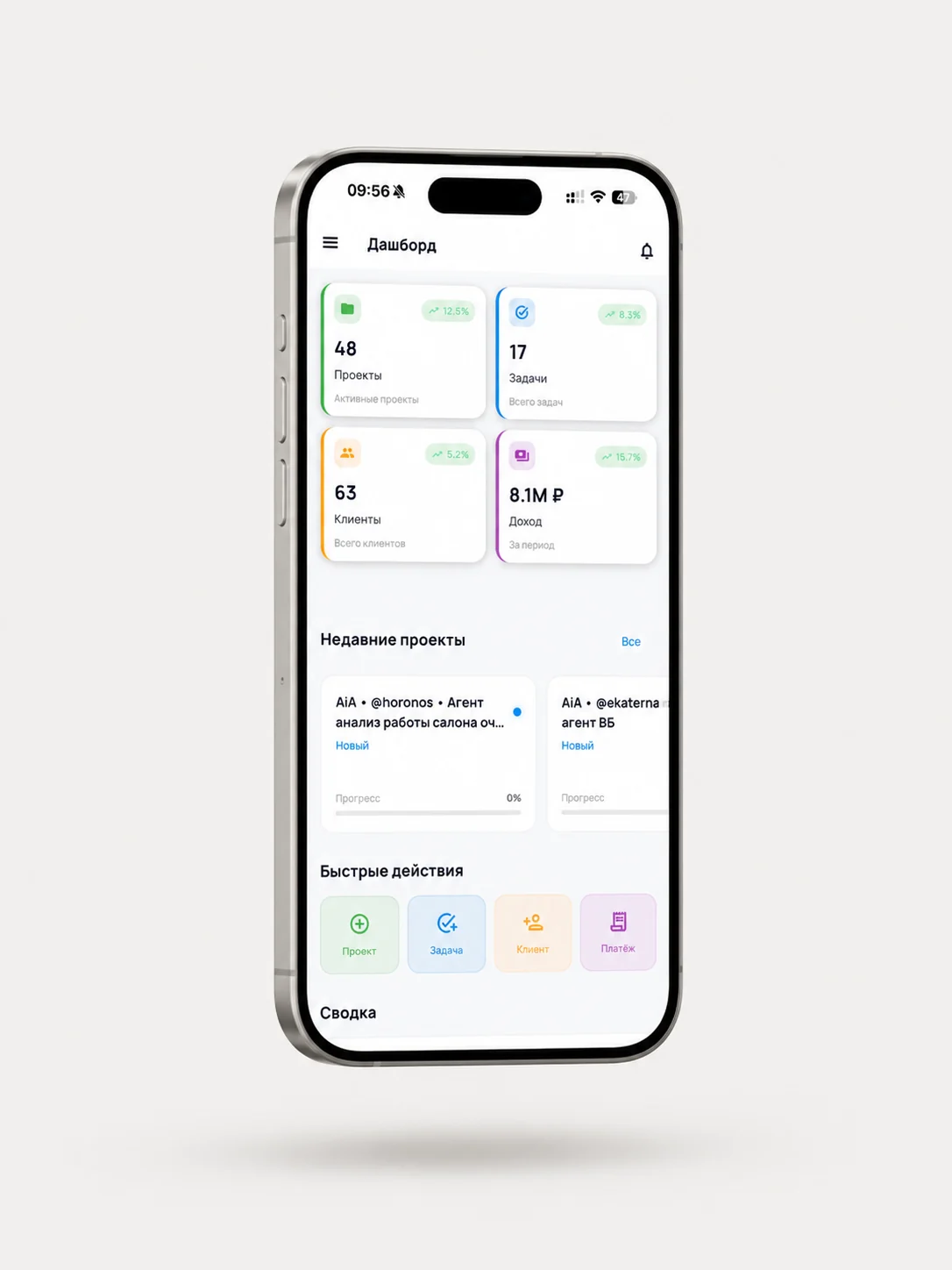 CRM для студии разработки